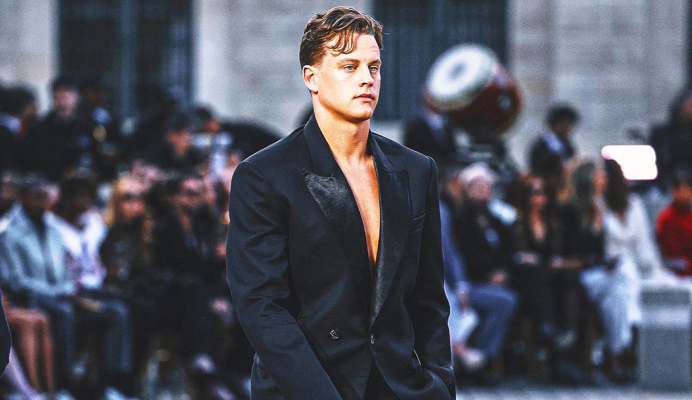 Joe Burrow, Justin Jefferson walk in Paris Fashion Week at Vogue World