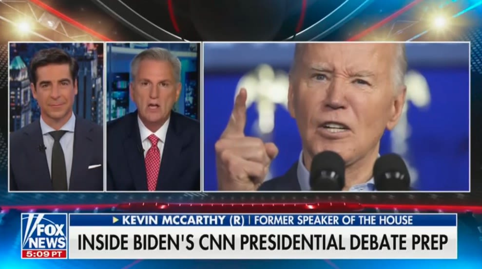 Kevin McCarthy Does U-Turn on Biden's Mental Faculties