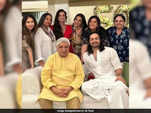 More Pics From Shabana Azmi's 74th Birthday Celebrations With Javed Akhtar, Ali Fazal And Others