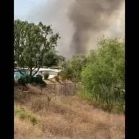 US: Hawarden Fire In Riverside, CA Burns Several Homes