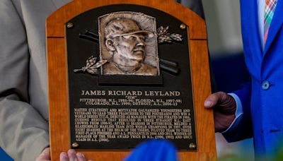 Jim Leyland's officially a Baseball Hall-of-Famer; here's what his plaque says