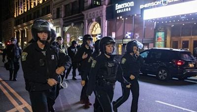 Mayor Wu backs Boston police in wake of mass arrests near Emerson College - The Boston Globe