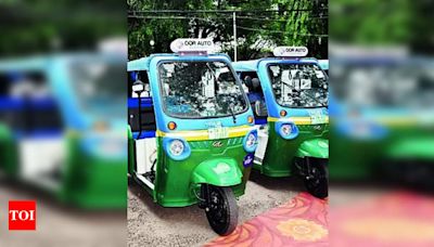 E-auto service launched in Trichy | Trichy News - Times of India