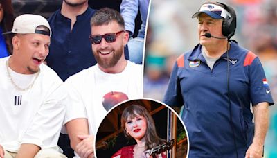 Bill Belichick attended Taylor Swift’s Amsterdam Eras Tour concert with Travis Kelce, Patrick Mahomes