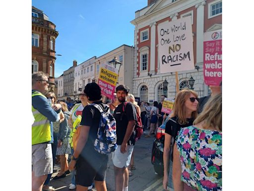 Scores of people attend anti-racism protest in York city centre