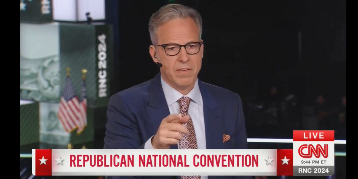 CNN anchor Jake Tapper blasts RNC for platforming 'blatantly anti-Semitic' speakers