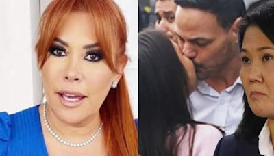 Magaly Medina llama “payasada” a beso de Mark Vito con Sofía Chirinos: “Si yo fuera su ex, me moriría de vergüenza”