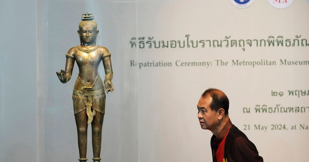 Thailand welcomes the return of trafficked antiquities from New York’s Metropolitan Museum