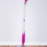 A mop with a flat rectangular head that is used for cleaning floors Usually made of microfiber or other absorbent materials Can be used dry or wet and is easy to maneuver around furniture and corners