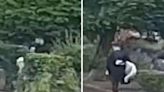 Chilling footage appears to show suspected crossbow killer after triple murder