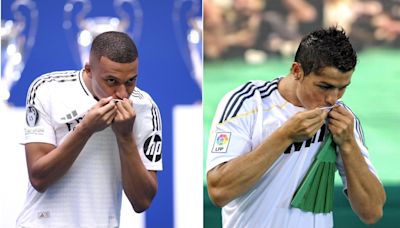 Mbappé emula a Cristiano Ronaldo 15 años después: "Uno, dos, tres... ¡Hala Madrid!"