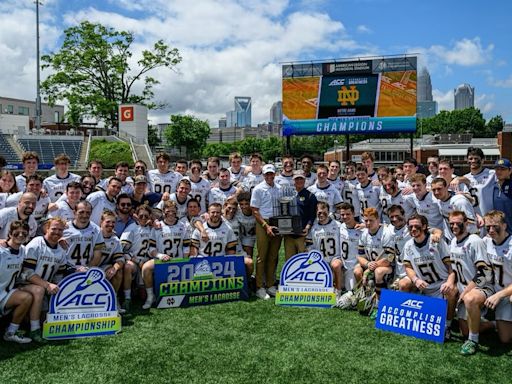 Notre Dame men’s lacrosse wins ACC Tournament title