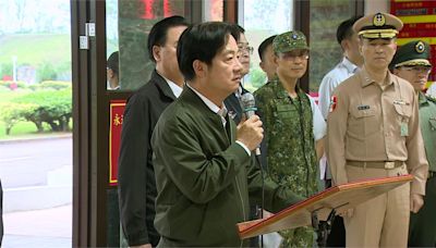 中共展開聯合軍演！ 賴總統首次視導部隊：持續捍衛民主價值-台視新聞網