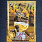 2023 Topps Chrome Gilded Tanner Bibee RC Rookie Cast In Gold /199 Guardians