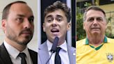 Carlos reclama de foto de Bolsonaro com bebê de Nikolas: 'Faz isso com a sua filha e com a minha não'