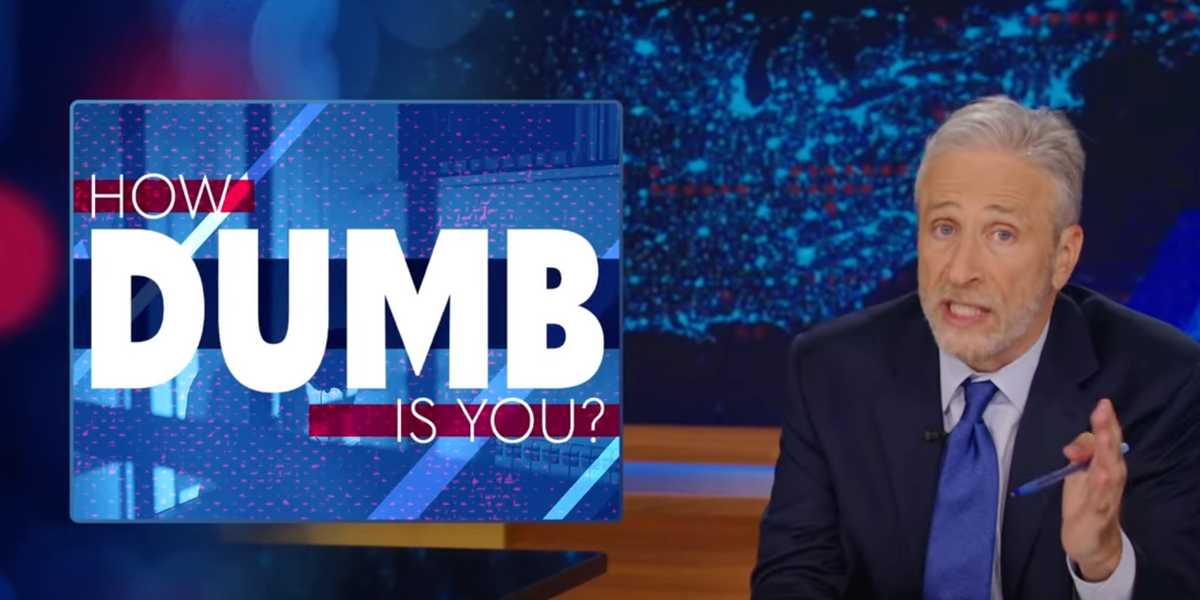 ‘How dumb is you?’ Jon Stewart schools Sen. Robert Menendez on Senate's 'legal corruption'