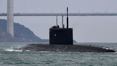 Russian submarine sunk in Crimean port, Ukraine claims