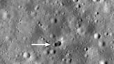 A mystery rocket crashed into moon and left a 'double crater,' NASA says