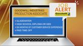 JOB ALERT: Goodwill Industries of East Texas in Gladewater needs a Production Associate