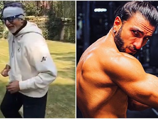 Amitabh Bachchan says he’s ‘still running for work’, Ranveer Singh can’t get enough of his ‘signature running style’ in video