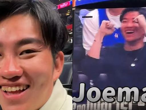 Joeman登NBA大螢幕！嗨到被保全攔下 噴3萬不心疼：太爽啦