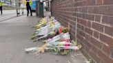 Flowers left at scene where 15-year-old Eliyanna Andam was fatally stabbed on her way to school