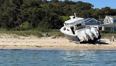 Drunk man runs 40-foot boat aground on Martha’s Vineyard