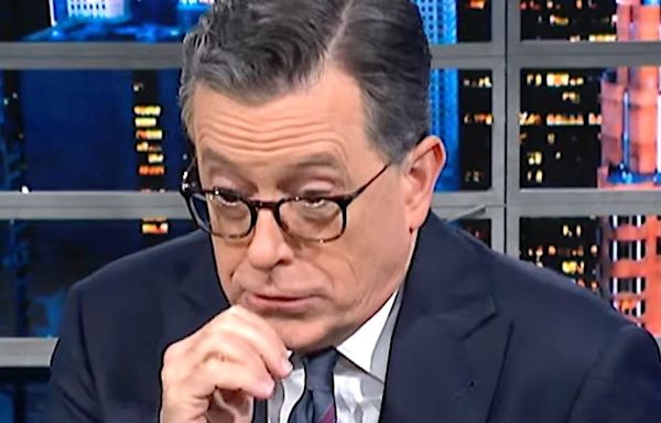1 Sickening Trump Trial Moment Has Stephen Colbert Ready To Hurl