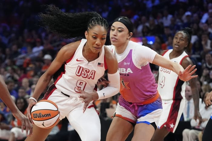 Arike Ogunbowale and Caitlin Clark lead WNBA All-Stars to 117-109 win over U.S. Olympic team