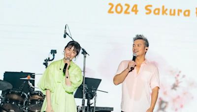 出席高雄櫻花季！田中千繪、范逸臣合唱神曲