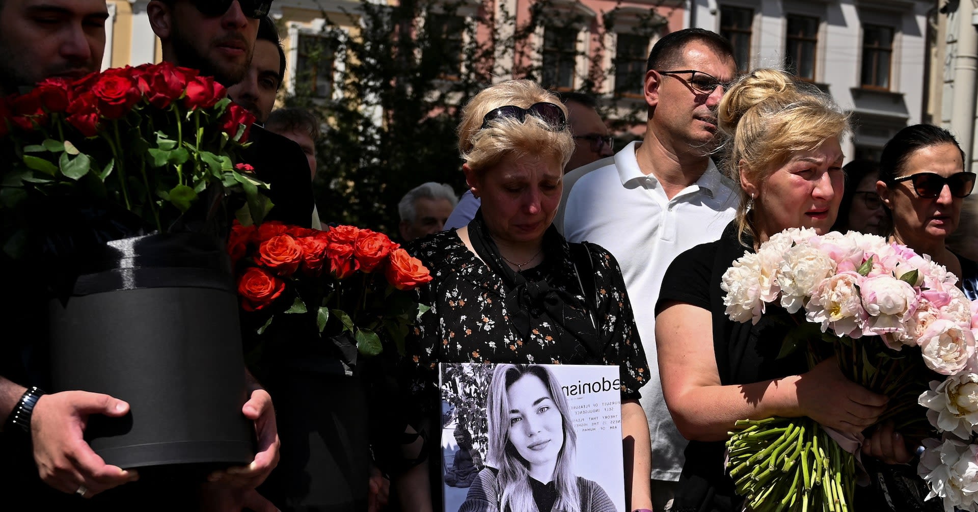 Ukraine buries doctor killed in missile strike on children's hospital