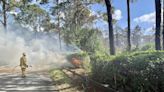 Dry conditions in south and central Florida leading to brush fires