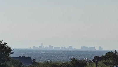 Wildfire smoke from California sends Las Vegas air to unhealthy levels