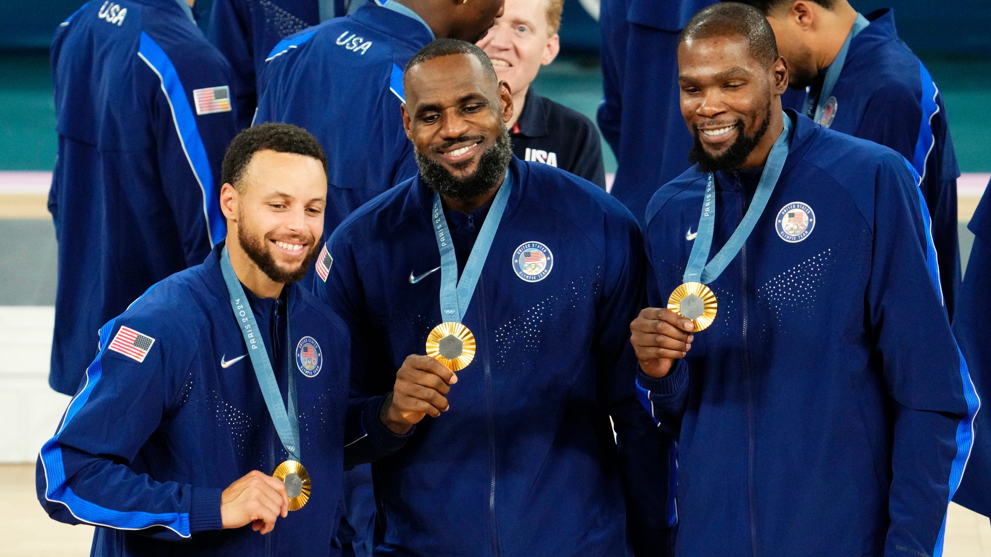 Olympics highlights: USA men's basketball, USWNT win gold on busy day at Paris Games