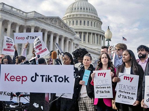 TikTok users sue federal government over new law that could lead to ban of popular app