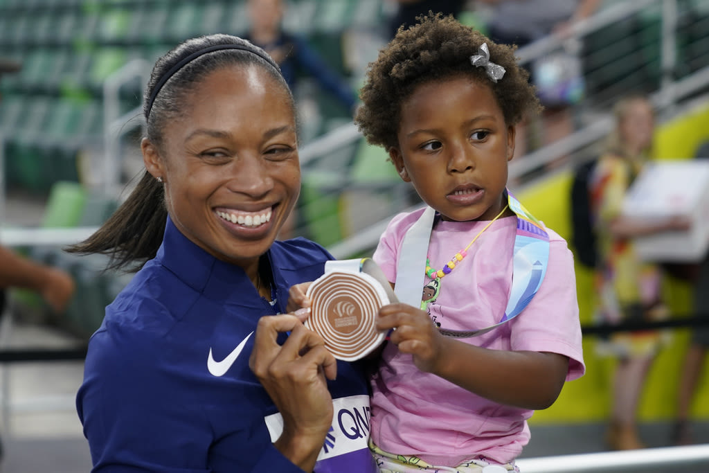 Allyson Felix helps bring a nursery to the Olympic Village for the first time