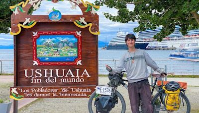 Tiene 17 años, pedaleó de Alaska a Ushuaia durante años y dice que por el viaje es “infinitamente mejor”