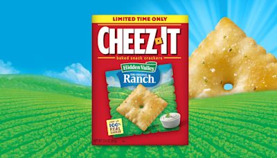 Cheez-It partners with Hidden Valley Ranch to create new zesty, cheesy snack