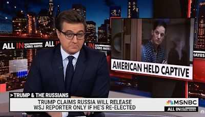 Chris Hayes Warns Trump Is ‘Openly Colluding’ With Putin to Keep WSJ Reporter Evan Gershkovich Imprisoned in Russia | Video