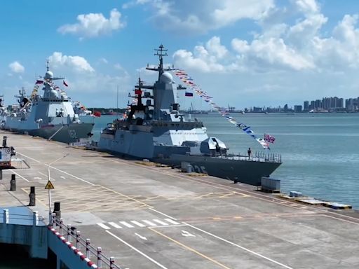 Russia and China send multiple warships to contested South China Sea