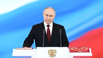 Putin sworn in for fifth term as Russian president in Moscow ceremony