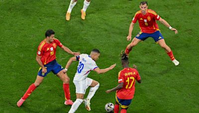 LIVE: Spain lead France in stoppage time at EURO 2024 semi final