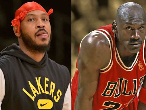 Carmelo Anthony agrees with Dwyane Wade that nobody can pass Michael Jordan: "He brought something different to the game of basketball"