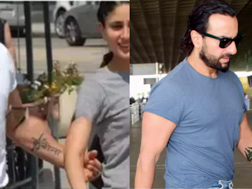 Throwback: When Saif Ali Khan modified the famous 'Kareena' tattoo on his forearm | Hindi Movie News - Times of India