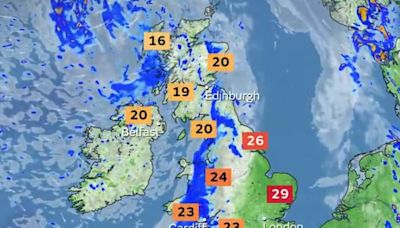 Britain braces for 29C highs today after hottest day in two years