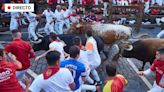 Segundo encierro de San Fermín 2024, en directo: los corredores se enfrentan a los toros de la Cebada Gago