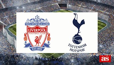 Liverpool vs Tottenham: estadísticas previas y datos en directo | Premier League 2023/2024