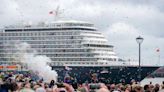 Thousands watch as Cunard’s Queen Anne named