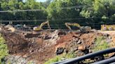 College Lake Dam removal project begins tearing down dam