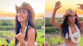 Nicole Scherzinger wows in white bikini as she shows off impressive dance skills